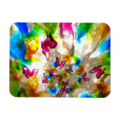 Magnet Flexible Papillons Abstraits (Horizontal)