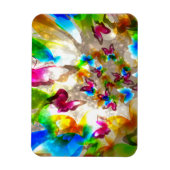 Magnet Flexible Papillons Abstraits (Vertical)