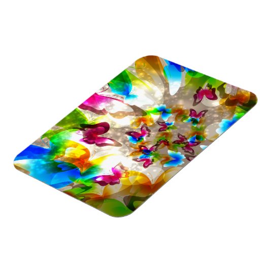 Magnet Flexible Papillons Abstraits (Côté Gauche)