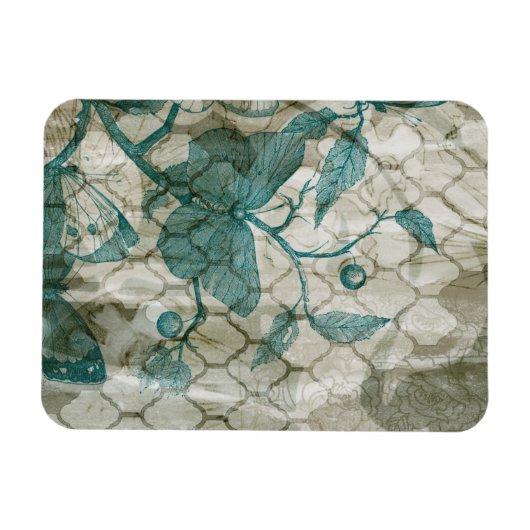 Magnet Flexible Papillons arabes V (Horizontal)