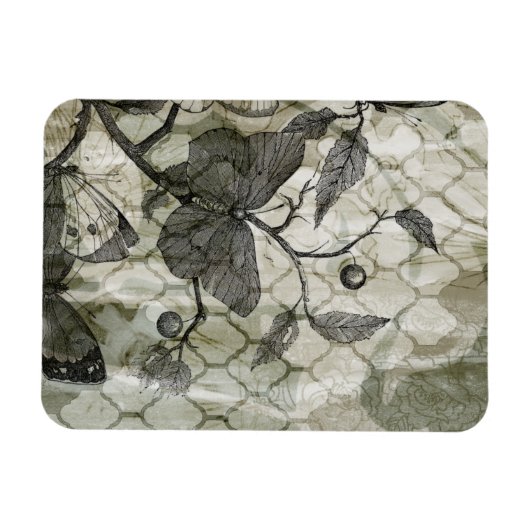 Magnet Flexible Papillons Arabesques I (Horizontal)