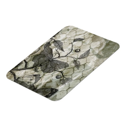 Magnet Flexible Papillons Arabesques I (Côté Gauche)