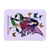 Magnet Flexible Papillons aux champignons poilus (Horizontal)