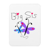 Magnet Flexible Papillons Big Sis Cadeaux (Vertical)