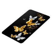 Magnet Flexible Papillons blancs et dorés (Côté Gauche)