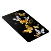 Magnet Flexible Papillons blancs et dorés (Côté Droit)