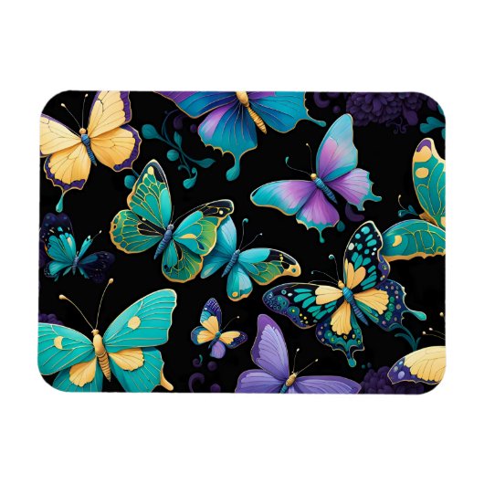 Magnet Flexible Papillons colorés (Horizontal)