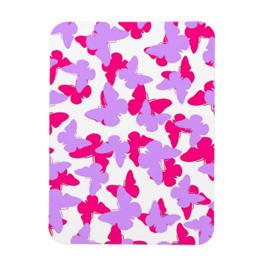 Magnet Flexible Papillons en couches (Vertical)