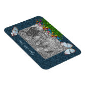 Magnet Flexible Papillons Et Fleurs Cadres Ajouter Votre Photo (Côté Droit)