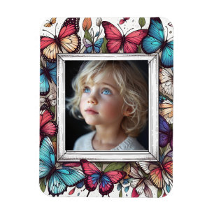 Magnet Flexible Papillons modifiables Cadre photo