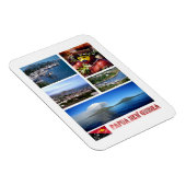 Magnet Flexible Papouasie-Nouvelle-Guinée - Mosaïque - (Côté Droit)