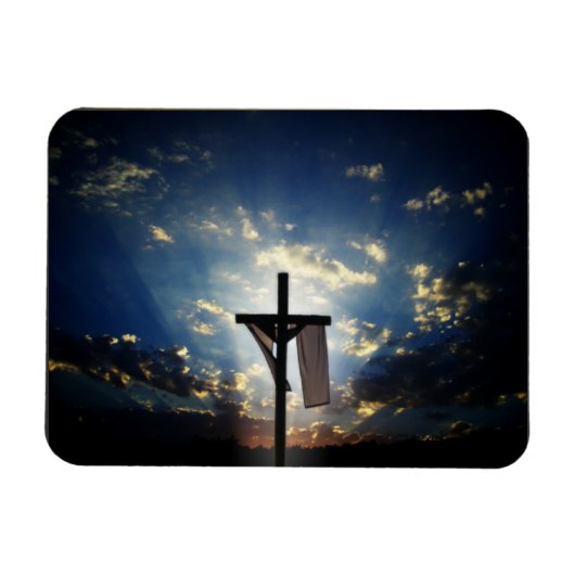 Magnet Flexible Pâques et palmiers Dimanche Crossages et scènes (Horizontal)