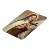 Magnet Flexible Pâques Religieuses vintages, Nonne avec Croix (Côté Gauche)