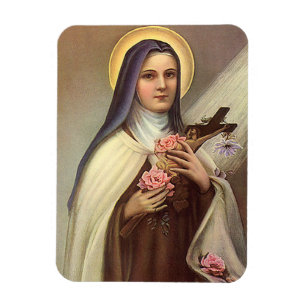 Magnet Flexible Pâques Religieux Vintage, Religieuse avec Croix