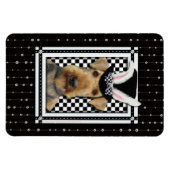 Magnet Flexible Pâques - Un Lapin Vous Aime - Airedale (Horizontal)