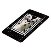Magnet Flexible Pâques - Un Lapin Vous Aime - Westie (Côté Gauche)