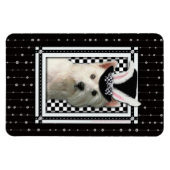 Magnet Flexible Pâques - Un Lapin Vous Aime - Westie (Horizontal)