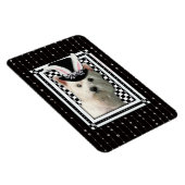 Magnet Flexible Pâques - Un Lapin Vous Aime - Westie (Côté Droit)