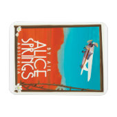 Magnet Flexible Par Avion - Alice Springs Australie (Horizontal)