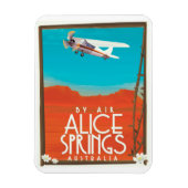 Magnet Flexible Par Avion - Alice Springs Australie (Vertical)