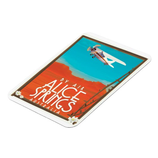Magnet Flexible Par Avion - Alice Springs Australie (Côté Gauche)