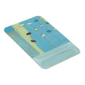 Magnet Flexible Parade Abstraite des oeufs bleus (Côté Droit)