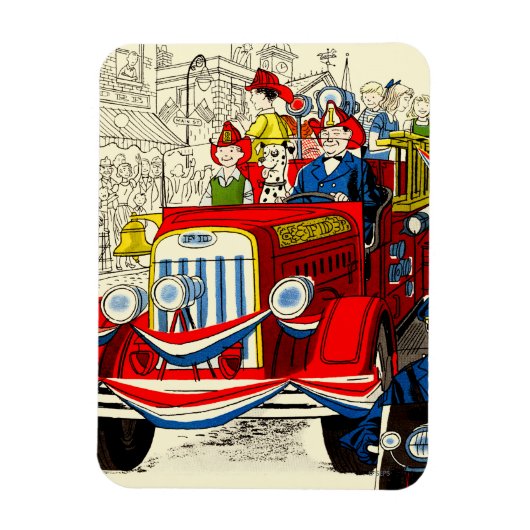 Magnet Flexible Parade du 4 juillet (Vertical)