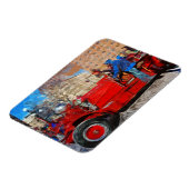 Magnet Flexible Parading Antique Fire Truck Impressionnisme Abstra (Côté Gauche)