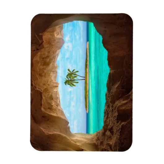 Magnet Flexible Paradis dans les Caraïbes (Vertical)