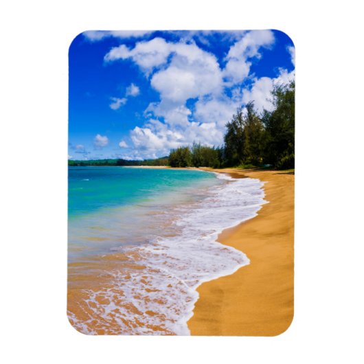 Magnet Flexible Paradis de plage tropical, Hawaï (Vertical)