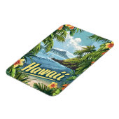 Magnet Flexible Paradis tropical : la floraison côtière d'Hawaï (Côté Gauche)