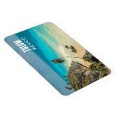 Magnet Flexible Paradis tropical Tulum, Mexique (Côté Droit)