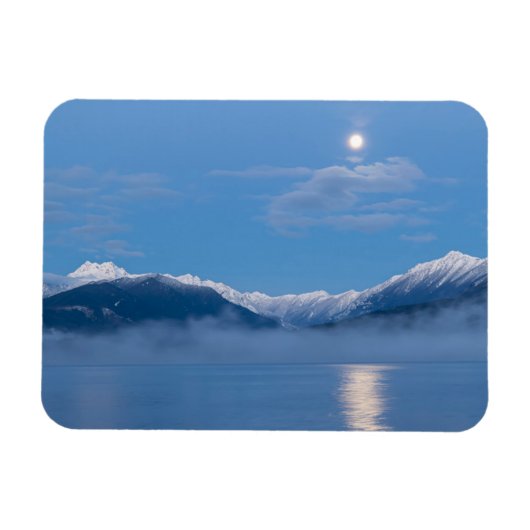 Magnet Flexible Paramètre de la lune | Seabeck, Washington (Horizontal)