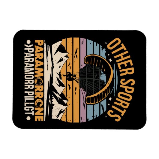 Magnet Flexible Paramotor Pilot Paramotoring (Horizontal)