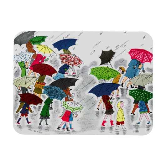 Magnet Flexible Parapluies (Horizontal)