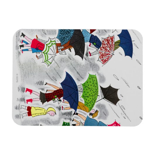 Magnet Flexible Parapluies (Horizontal)