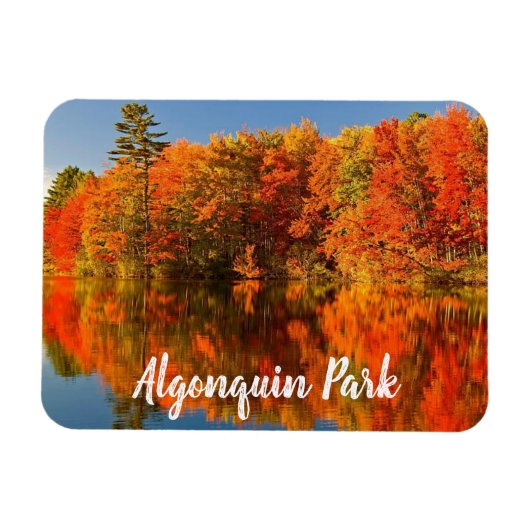 Magnet Flexible Parc Algonquin Canada Automne stylisé (Horizontal)