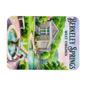 Magnet Flexible Parc d'État de Berkeley Springs USA (Horizontal)