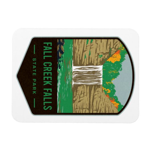 Magnet Flexible Parc d'état de Fall Creek Falls (Horizontal)