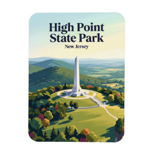 Magnet Flexible Parc d'État de High Point New Jersey