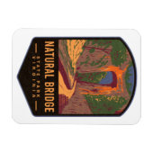 Magnet Flexible Parc d'état de Natural Bridge Virginie (Horizontal)