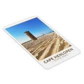 Magnet Flexible Parc d'état du Cap Henlopen Aquarelle Delaware (Côté Droit)