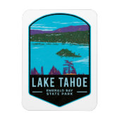 Magnet Flexible Parc d'état du lac Tahoe Emerald Bay (Vertical)