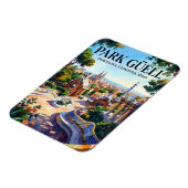 Magnet Flexible Parc Güell, Barcelone, Catalogne, Espagne Espagne (Côté Gauche)