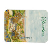 Magnet Flexible Parc Güell de Barcelone (Horizontal)