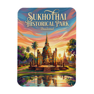 Magnet Flexible Parc historique de Sukhothaï Thaïlande