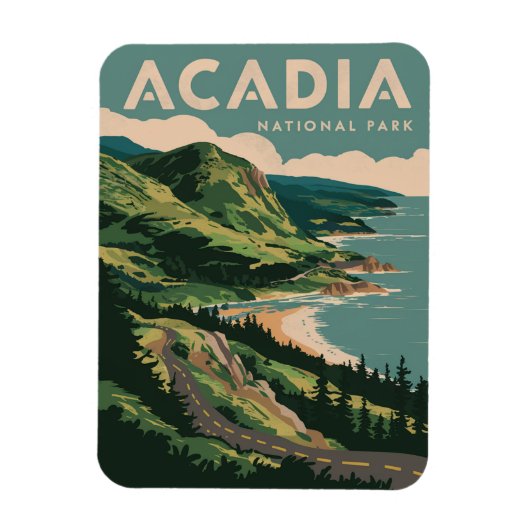 Magnet Flexible Parc national Acadia (Vertical)