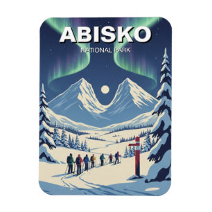 Magnet Flexible Parc national d'Abisko Voyage en Suède