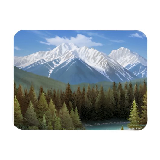 Magnet Flexible Parc national de Banff, Alberta, Canada. (Horizontal)