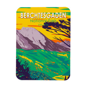Magnet Flexible Parc national de Berchtesgaden Allemagne Vintage